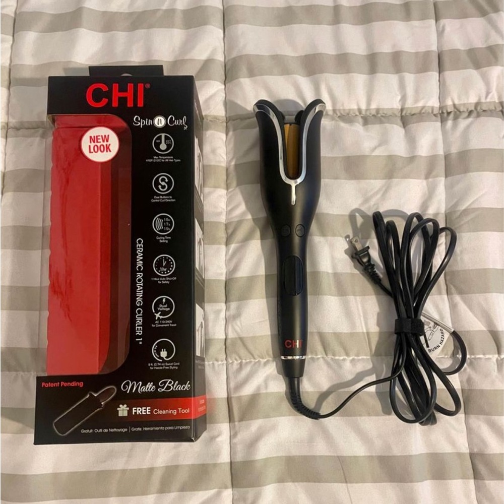 CHI Spin ‘n Curl Ceramic 1 inch Rotating Curler